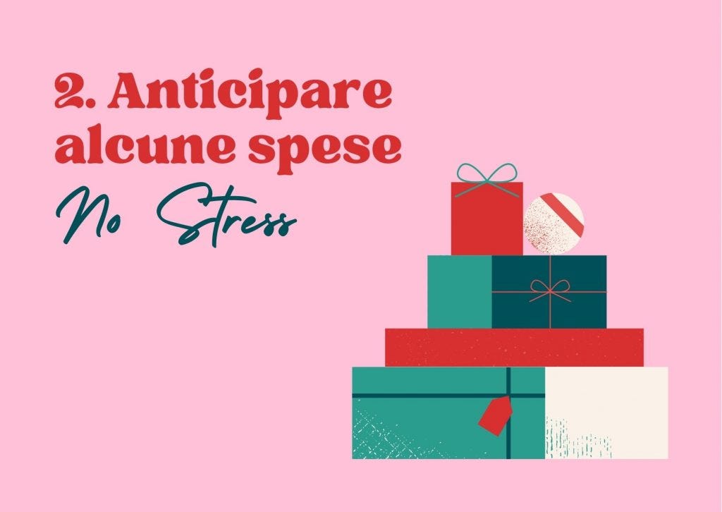 2. Anticipare alcune spese: no allo Stress Economico