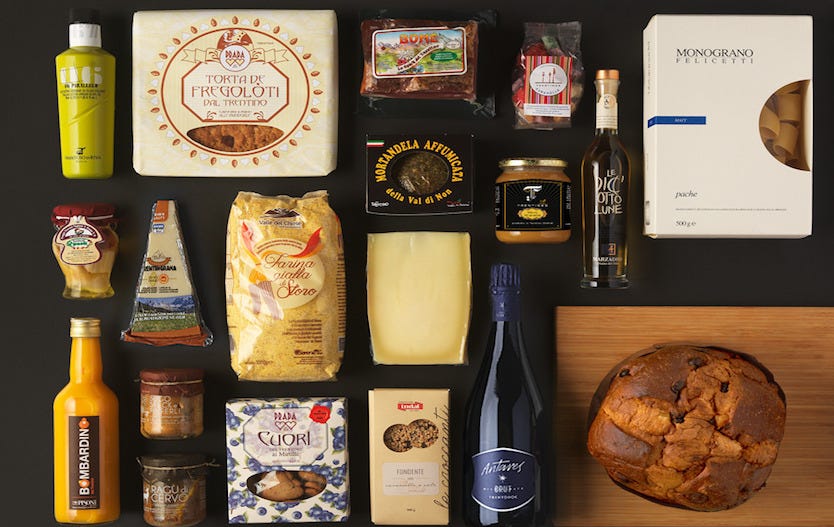 Cesto pacco di Natale enogastronomico trentino