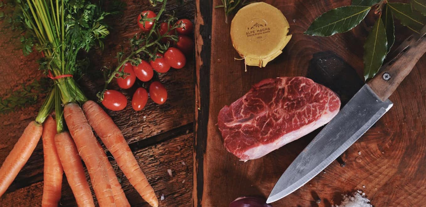 Ingredienti ottimi dei sughi e delle salse di Alpe Magna