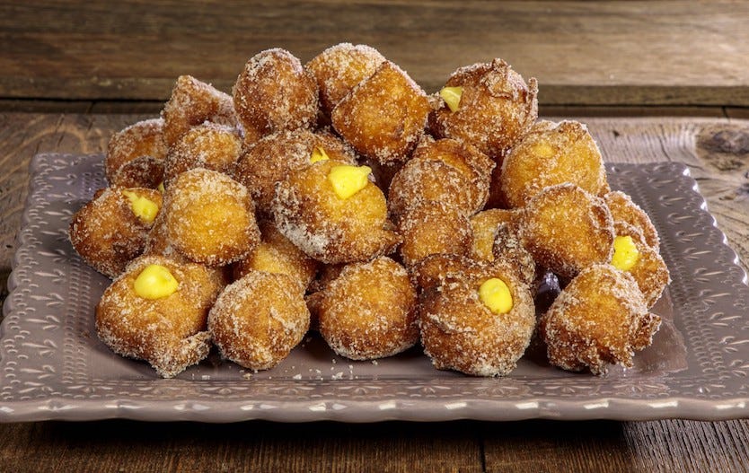 Frittelle alla Crema Casa Pappagallo