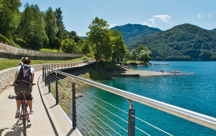 Attività sportiva Lago di Ledro Trentino 