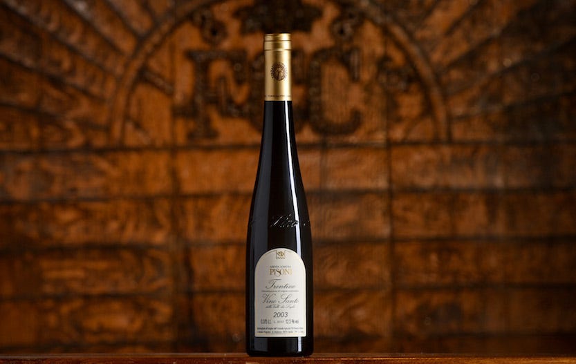 Vino Santo Pisoni trentino 