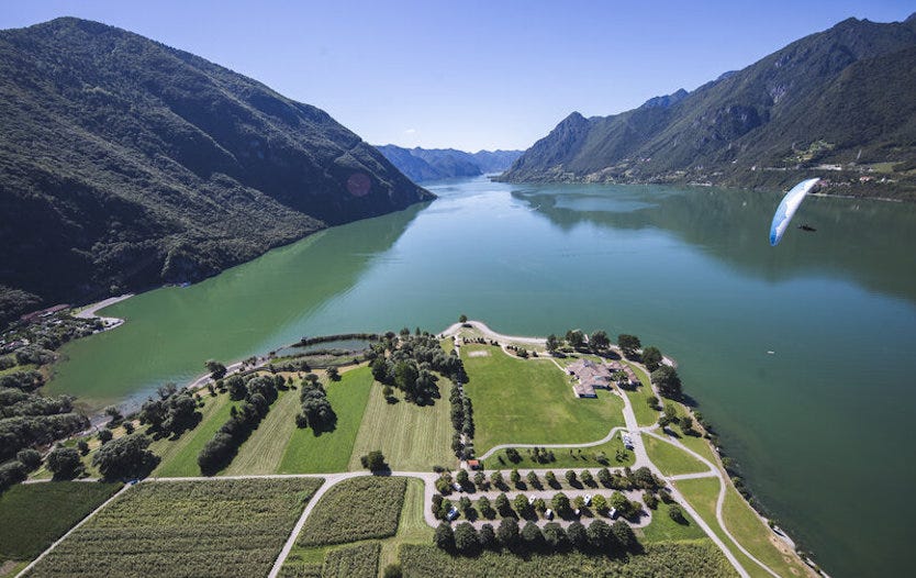 Lago d'Idro sponda trentina passeggiate in primavera