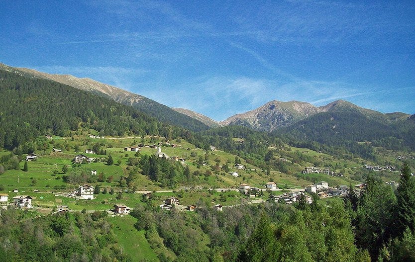 Valle dei Mocheni in Trentino