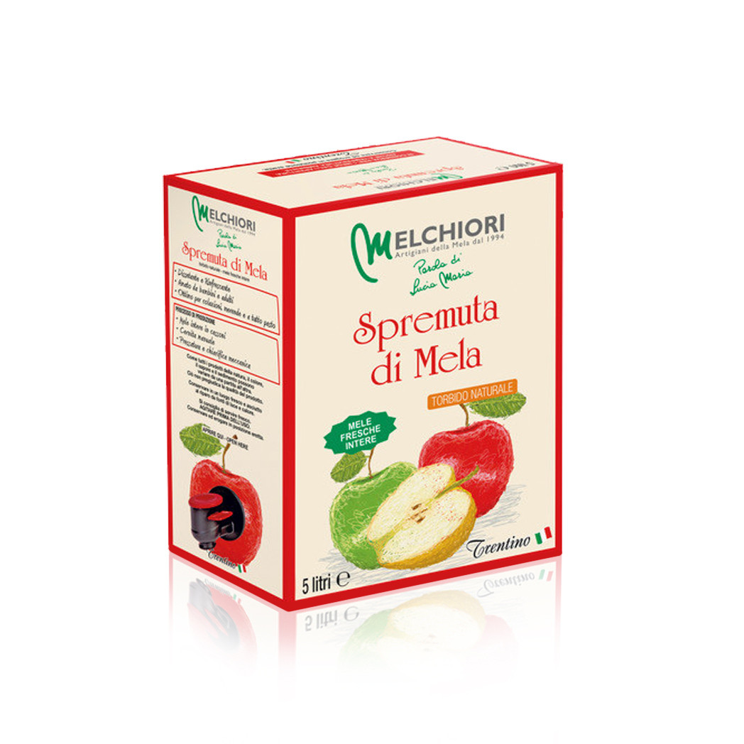 Succo di mela trentine 5 litri Lucia Maria Melchiori bag in box